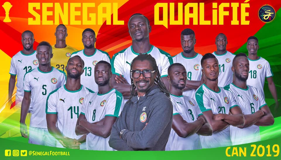 Les quatre premiers qualifiés à la CAN 2019 sont connus