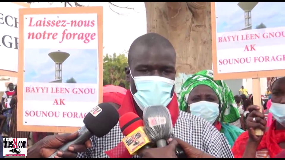 Vidéo/ 8 villages de la commune de Taïba Ndiaye « déchirent » la concession de la gestion de leur forage à la société Aquatech
