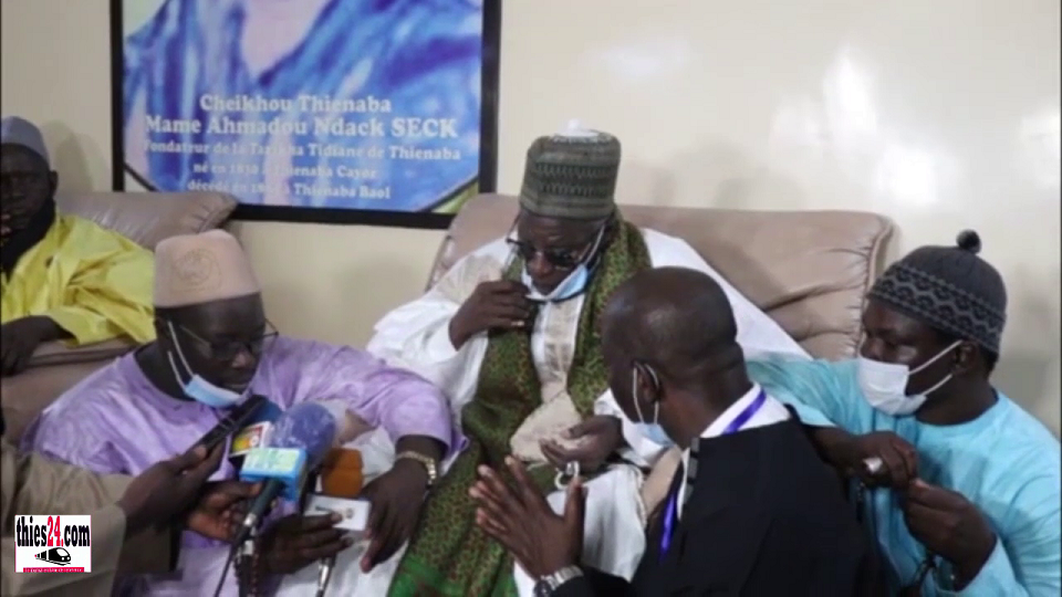 Vidéo/ Thiénaba Seck en deuil, le Khalif Serigne Abdourahim Seck n’est plus ( Ce qu’il avait dit au Président Macky Sall en juillet 2020)