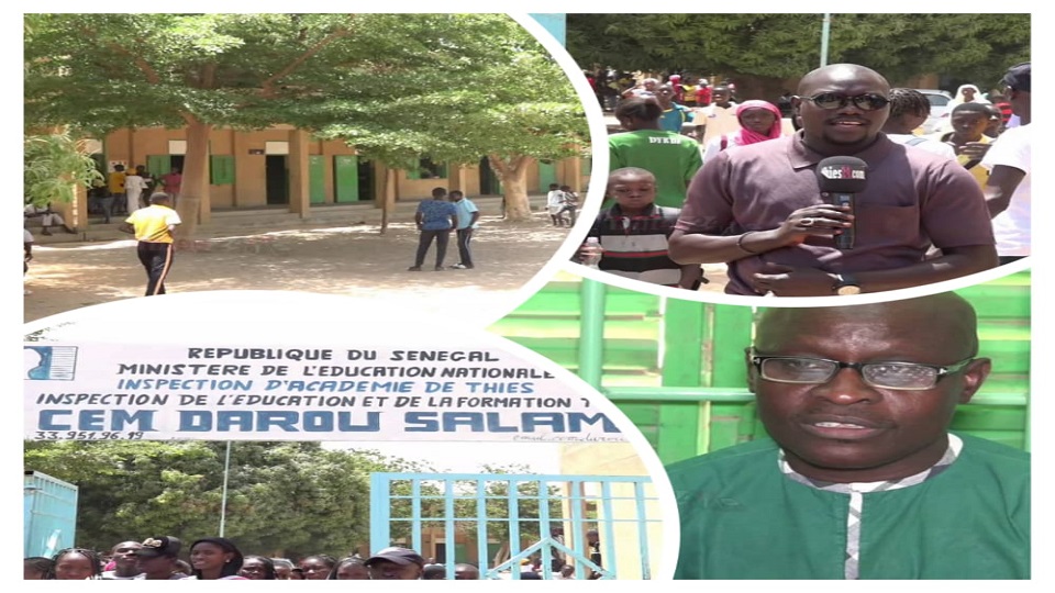 Vidéo/ 17 salles physiques pour 22 classes pédagogiques et 1.730 élèves, à la découverte du CEM Darou Salam à Thiès