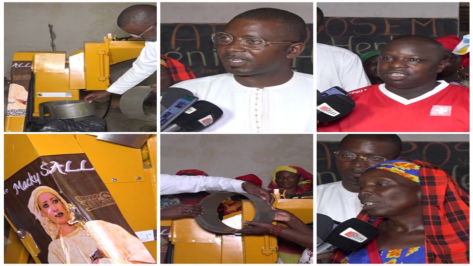 Vidéo/ Seynabou Gaye Touré Pdte Conseil Départementale Tivaouane soulage les femmes de Mboro Ndeunkat