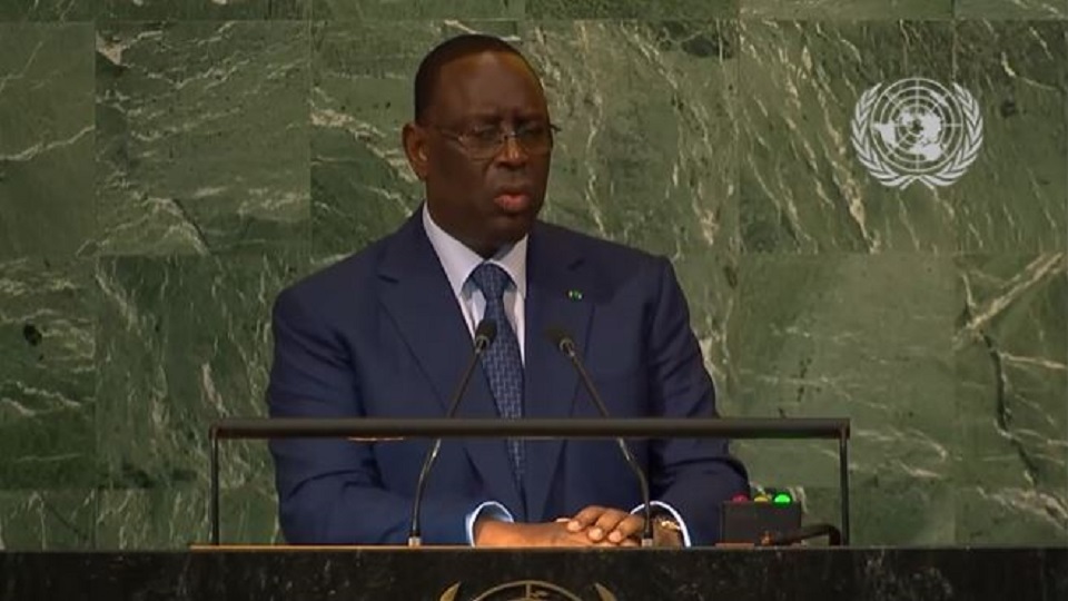 7e session de l’Assemblée générale des Nations Unies Allocution du Président Macky Sall, Président en exercice de l’UA