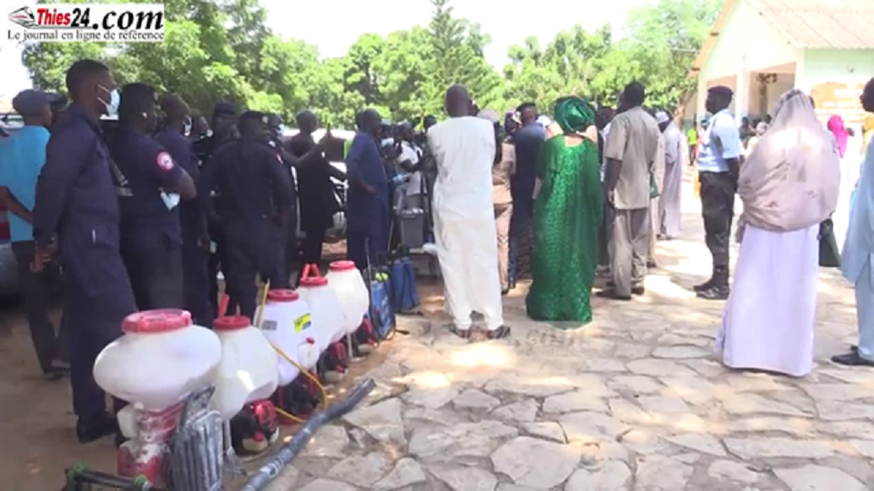 Vidéo/ Couverture sanitaire du Gamou, Marie Khémesse Ngom Ndiaye Ministre de la santé, passe en revue le dispositif
