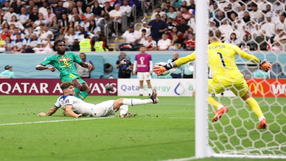 L’Angleterre élimine le Sénégal sur un score de 3 à 0, buts inscrits à la 38e, 45e et 57ème mn
