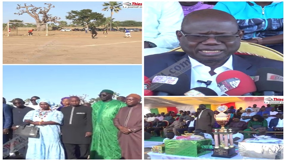 Vidéo/ Finale Coupe du Maire de Fandène, le Maire Augustin Tine « gâte » sa jeunesse et promet un stade multifonctionnel
