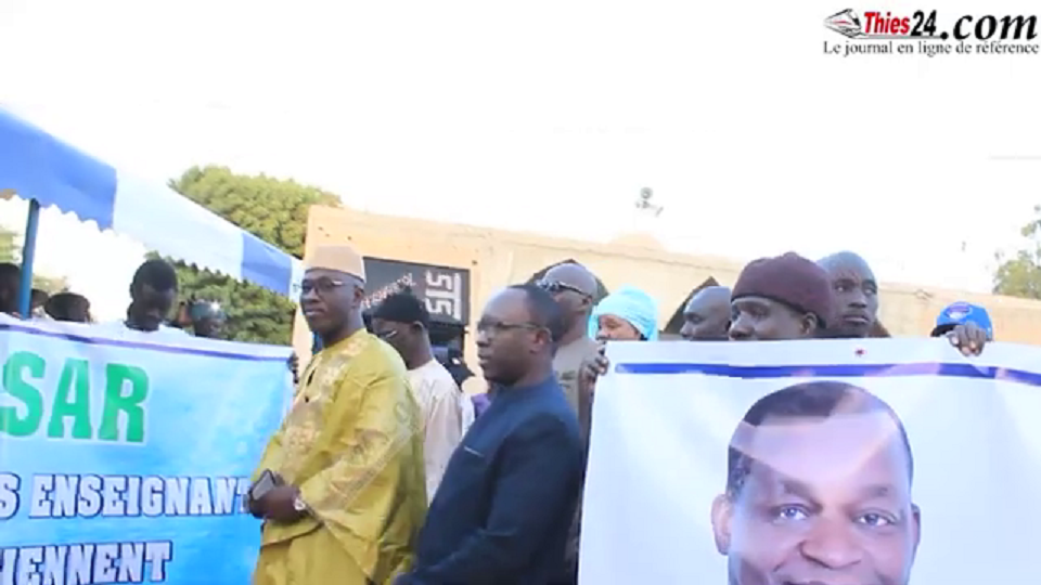 Vidéo/ Des progressistes de Ngoundiane investissent le Ministre Alioune Sarr, candidat de l’AFP en 2024