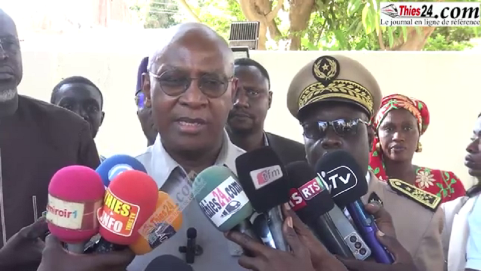 Vidéo/ Serigne Mbaye Thiam Ministre de l’Eau et de l’Assainissement préside à Thiès un CRD spécial sur l’hydraulique rurale