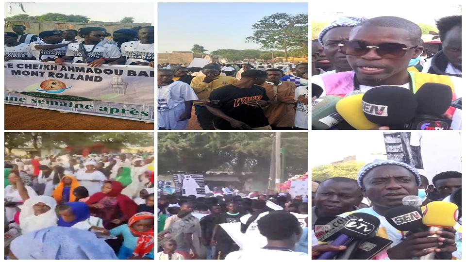 Vidéo/Mourides, Tidjanes, Catholiques marchent ensemble à Mont-Rolland, pour célébrer Bamba