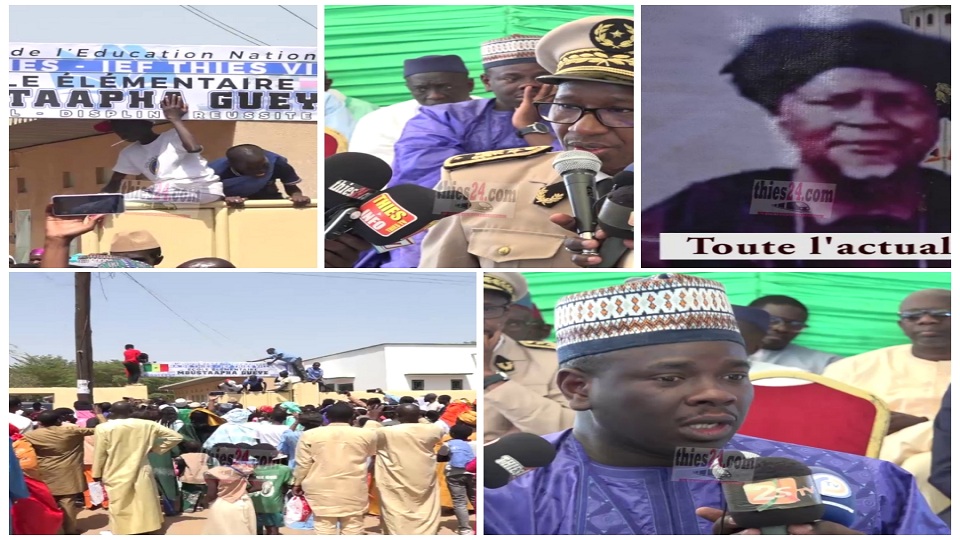 Vidéo/ L’Ecole élémentaire 2 de Médina Fall porte désormais le nom de Moustapha Guèye