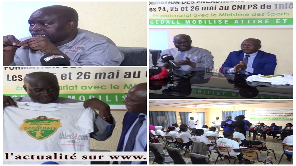 Vidéo/Formation des encadreurs des 46 départements en DODGEBALL au CNEPS de Thiès