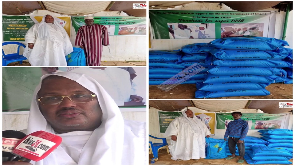 Vidéo/ 1er jour Safar, Serigne Mboup appuie les daaras et les Imams de Thiès