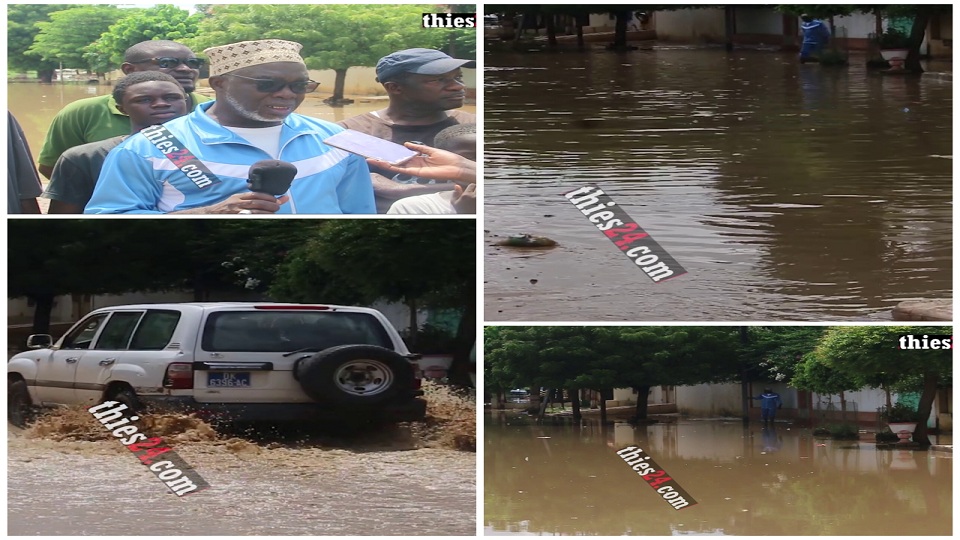 Vidéo/ L’avenue du Dr Guillet à Thiès, sous les eaux, les populations pataugent, se fâchent et interpellent les autorités
