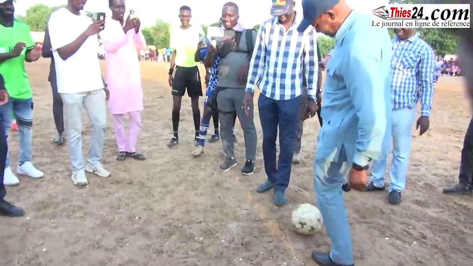 Vidéo/ Lamine Diouck du PS, parrain de la finale du tournoi de l’amitié à Tivaouane