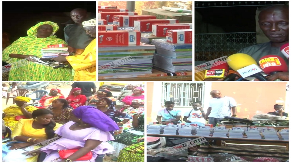 Vidéo/ Habib Kane sacrifie à la tradition de distribution gratuite de fournitures