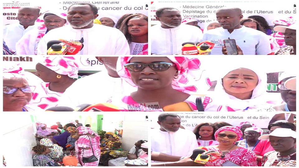 Vidéo/ Journée de consultations gratuites au Poste de santé de Cité Niakh offerte par Abdoulaye Dièye DG AIBD