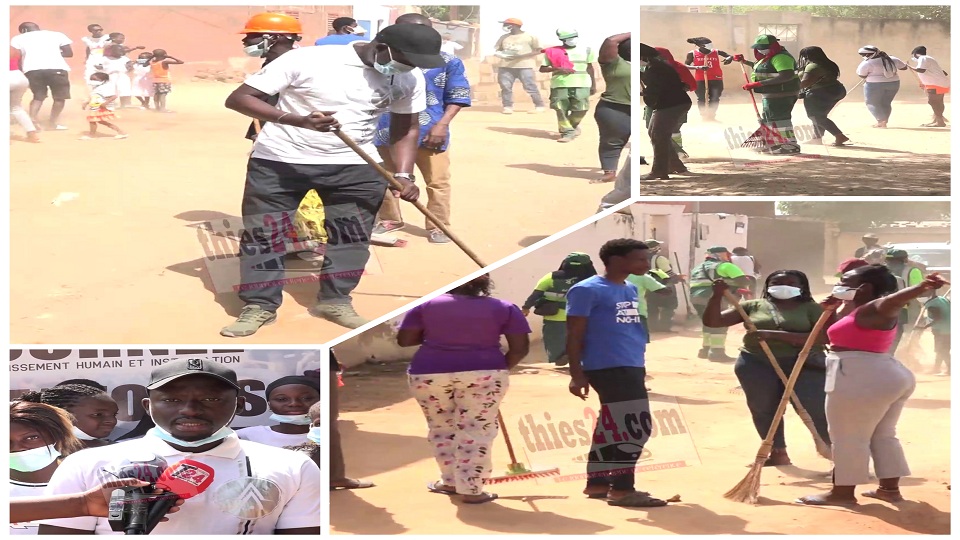 Vidéo/ Bara Diakhaté et ses Amazones, en grande opération d’investissement humain à la Cité Lamy