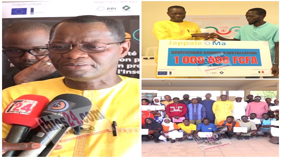 Vidéo/Des jeunes formés au Lycée Technique Thiès (Projet Japalma) reçoivent leurs bourses d’installation