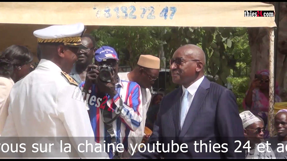 Vidéo/ Installation du nouveau Gouverneur, Oumar Mamadou Baldé prend les commandes de la région de Thiès
