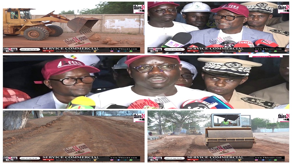 Vidéo/ Le Fonds d’Entretien Routier Autonome (FERA) désenclave Thilmakha avec deux projets d’un coût de près de 500 millions de Fcfa