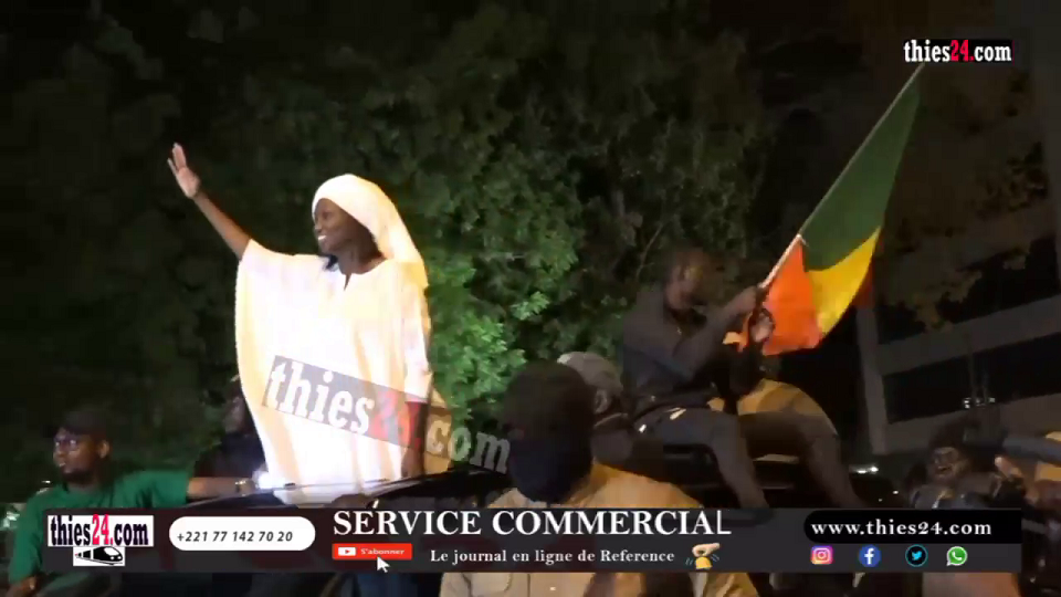 Vidéo/ En meeting à Thiès, Anta Babacar Ngom fait l’apologie des infrastructures routières et logistiques