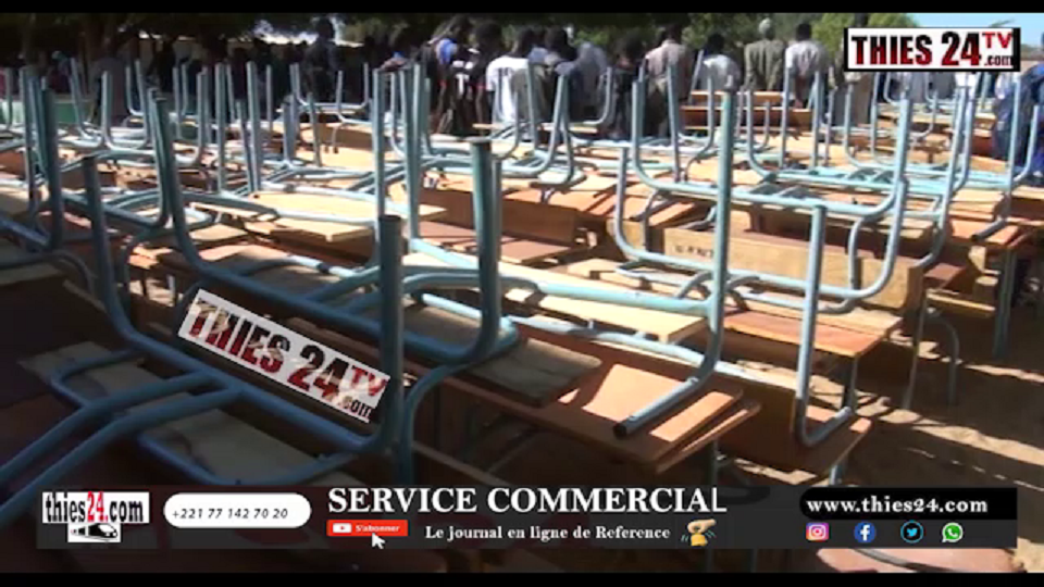 Vidéo/ Ouf de soulagement au Lycée de Thiénaba avec la réception de 200 tables bancs
