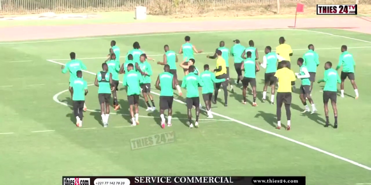 Vidéo/ Préparation match contre le Soudan, le galop des Lions (annexe Stade Abdoulaye Wade)
