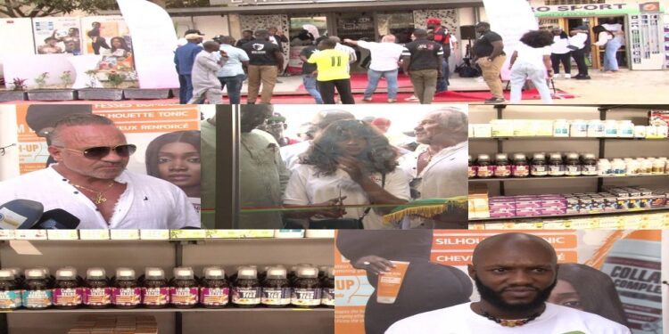 Vidéo/ Le champion de lutte Tapha Tine inaugure la boutique Eric Favre à Thiès