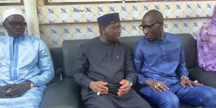 Visite de courtoisie du Ministre Birame Soulèye Diop, au mouvement MASLA de Massamba Diop