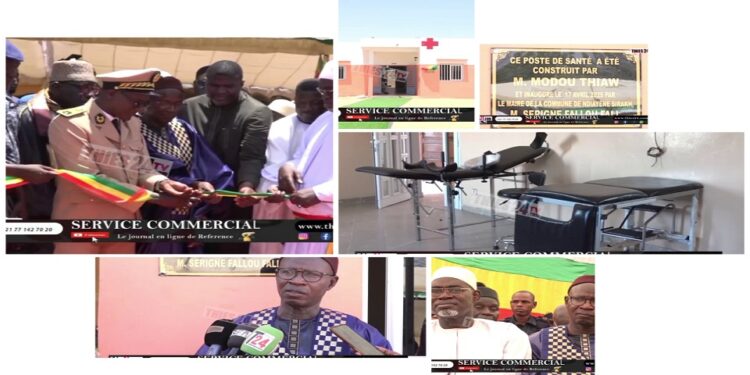 Vidéo/ L’adjoint au Maire Modou Kane Thiaw offre un poste de santé de 110 millions de Fcfa au village de Mbéwane
