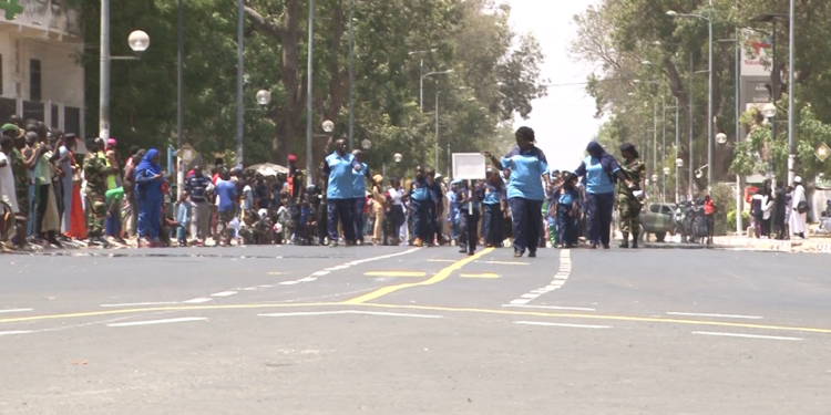 Vidéo/ Répétition générale du défilé du 4 avril à Thiès, la démonstration des civils