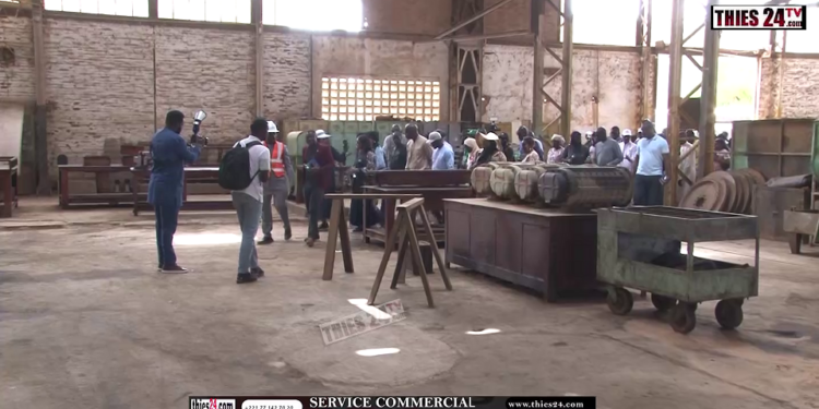 Vidéo/ Visite de parlementaires, aux ateliers des chemins de fer à Thiès