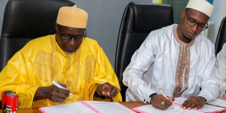 Signature d’une convention de partenariat entre la Haute Autorité du Waqf et la Ligue des Imams et Prédicateurs du Sénégal