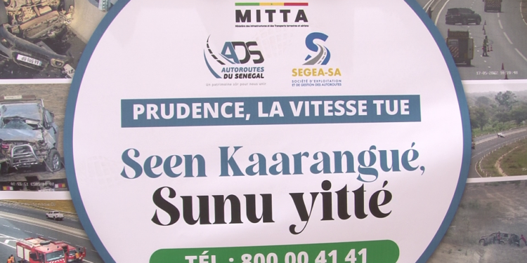 Vidéo/Un village sécuritaire installé sur l’autoroute à péage, pour sensibiliser sur les accidents