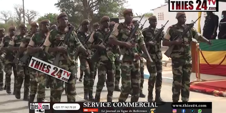 Vidéo/Le défilé militaire qui a clôturé la séance de dissolution du détachement en Guinée Bissau