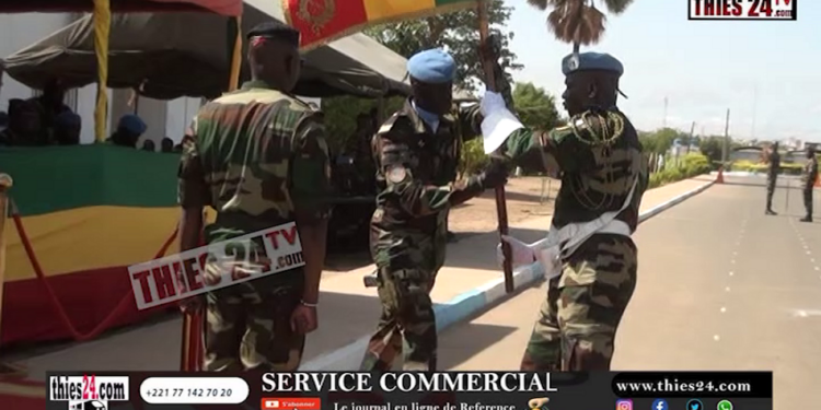 Vidéo/Dissolution du 3 ème détachement sénégalais en Centrafrique et réintégration du drapeau