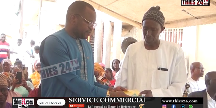 Le Maire Ousmane Diagne installe Aly Seck nouveau Chef de quartier de Cité Senghor 1