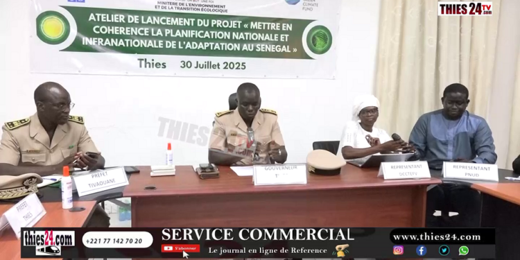 Vidéo/ Lancement à Thiès du processus du plan national d&rsquo;adaptation au changement climatique