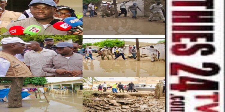 Vidéo/ 77 maisons touchées par les inondations à Thiès