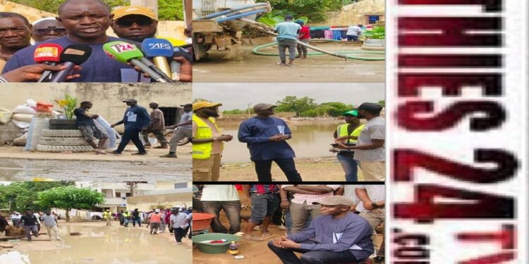 Vidéo/ En provenance de Moscou, Dr Babacar Diop Maire de Thiès débarque dans les zones inondées