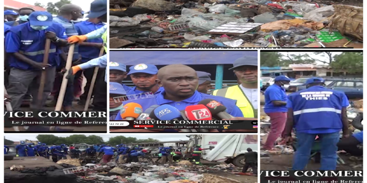 Vidéo/ L’association des ouvriers s’attaque à l’insalubrité à la gare routière de Thiès