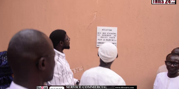 Vidéo/ Réception de box d&rsquo;hygiène à l&rsquo;Ecole Amadou Moctar Thiam, par le Maire de Thiès-Ouest