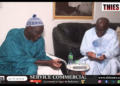 Vidéo/ Thierno Alassane Sall hôte de Serigne Hamsatou Ibn Serigne Abdoul Ahad Mbacké