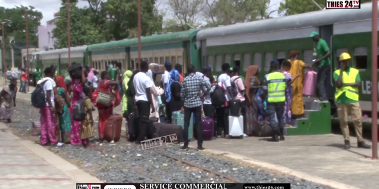 Vidéo/ Touba par le train, grand rush à la gare de Thiès, les GTS déploient les gros moyens