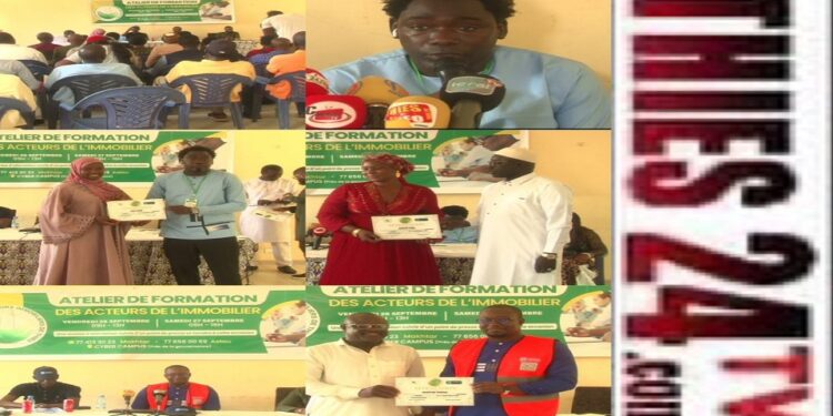 Vidéo/Une formation de pointe pour 50 acteurs de l&rsquo;immobilier à Thiès