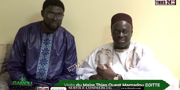 Vidéo/ Visite de courtoisie, Dr Djité Maire Thiès-Ouest, chez Serigne Khadim Lô Gaydel