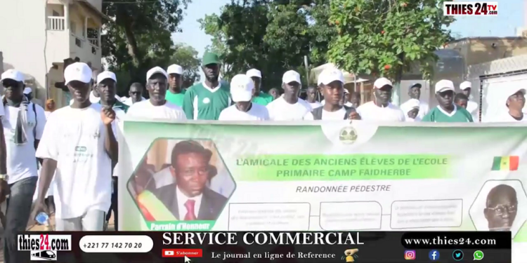 Vidéo/Randonnée pédestre avec les anciens élèves de l’école élémentaire Camp Faidherbe à Thiès