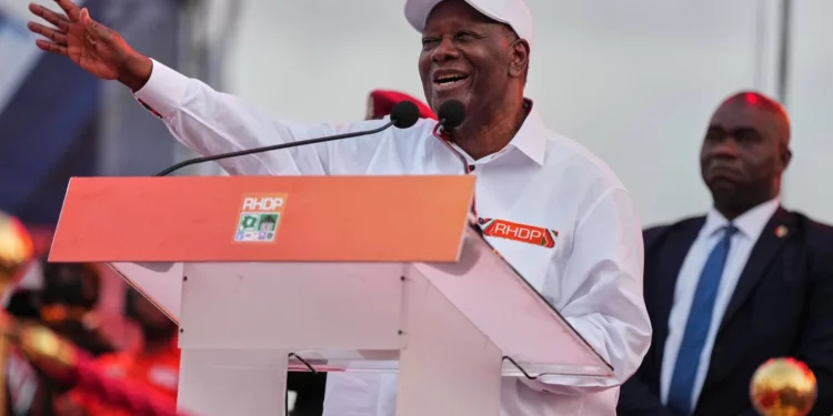 Côte d’Ivoire : le président Alassane Ouattara réélu pour un 4e mandat avec 89,77% des voix