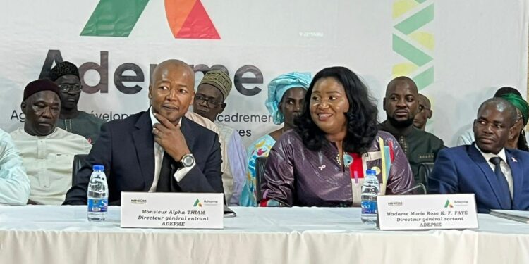 Discours de passation de service Alpha Thiam nouveau DG ADPME