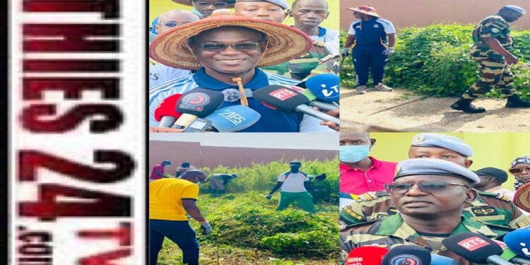 Vidéo/L’armée et la police, à l’assaut de l’UIDT, pour une mission de service à la communauté.