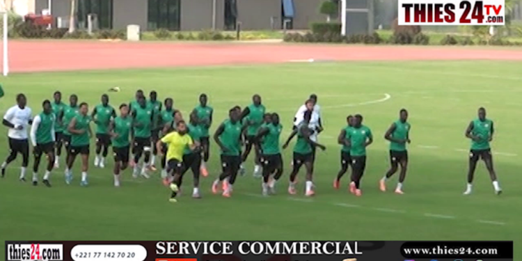 Vidéo/ Galop d’entraînement au Stade Abdoulaye Wade, les Lions affichent la forme